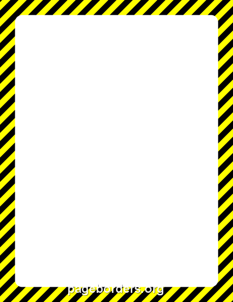 Free Hazard Border Templates Including Printable Border Paper And Clip Art Versions. File Formats Include Gif, Jpg, Pdf, And Png. Vector Images Are Also Hdpng.com  - Caution Tape Border, Transparent background PNG HD thumbnail