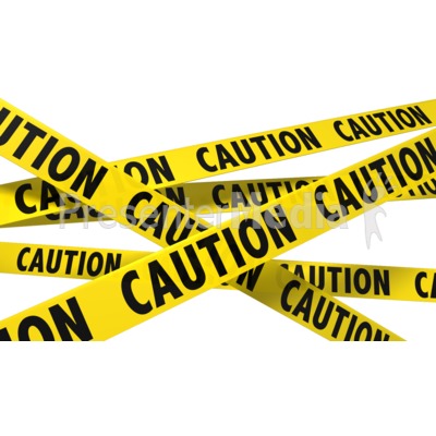 Id# 8535   A Wall Of Caution Tape   Presentation Clipart - Caution Tape Border, Transparent background PNG HD thumbnail