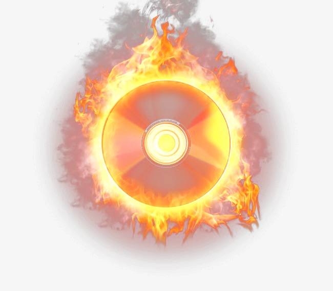 Fire Hd Disc Image, Flame, Music Cd, Smoke Free Png And Psd - Cd, Transparent background PNG HD thumbnail