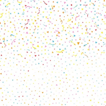 Celebration Background With Confetti And Streamers - Confetti, Transparent background PNG HD thumbnail