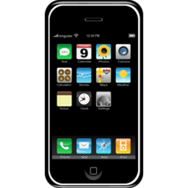 Apple Iphone Hd Clipart Free Download - Cell Phones, Transparent background PNG HD thumbnail