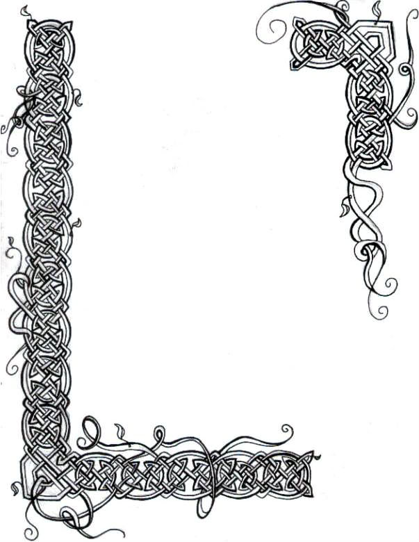 Free Clipart of a celtic rect