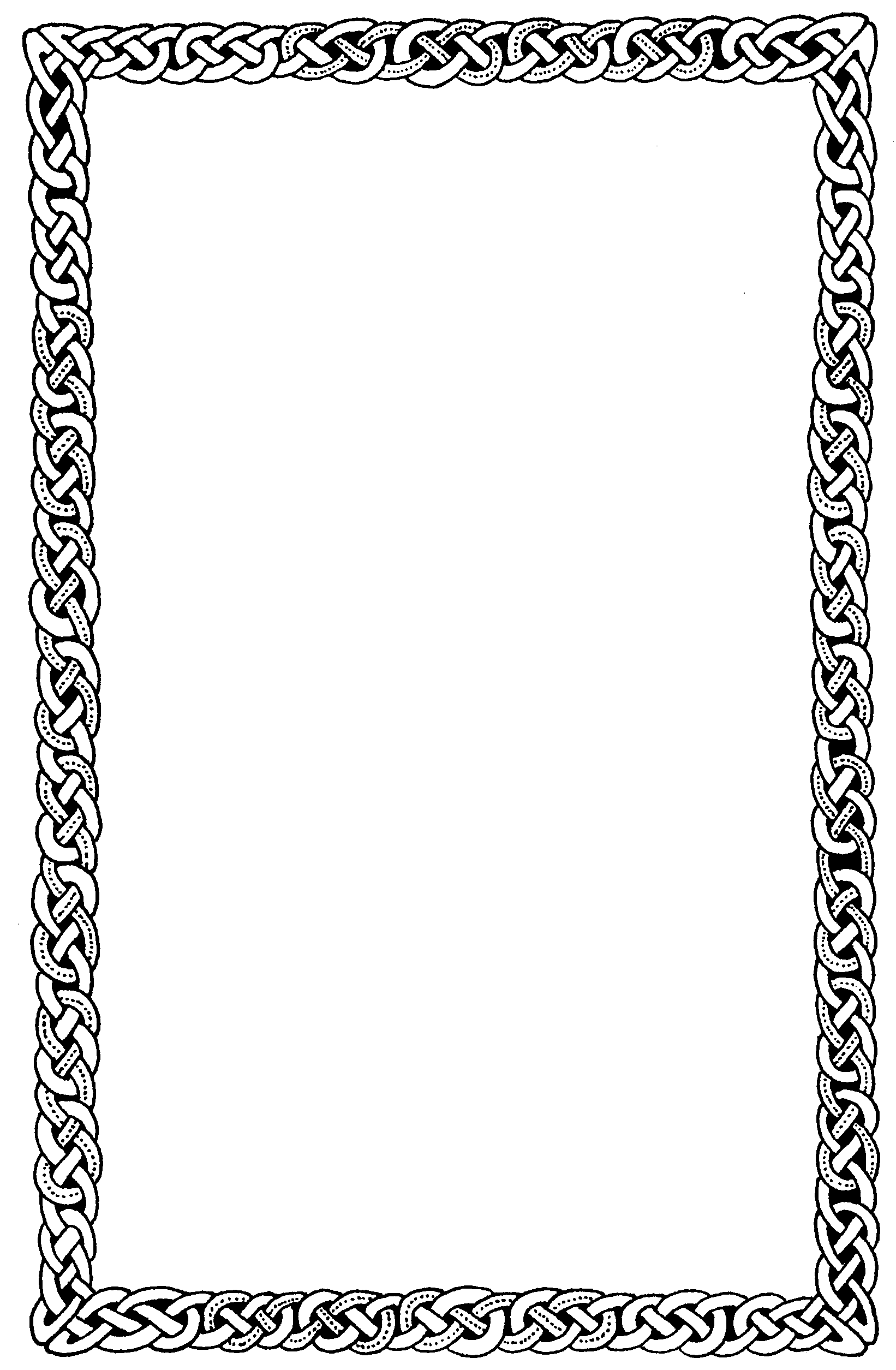 Border Celtic Pattern Design 