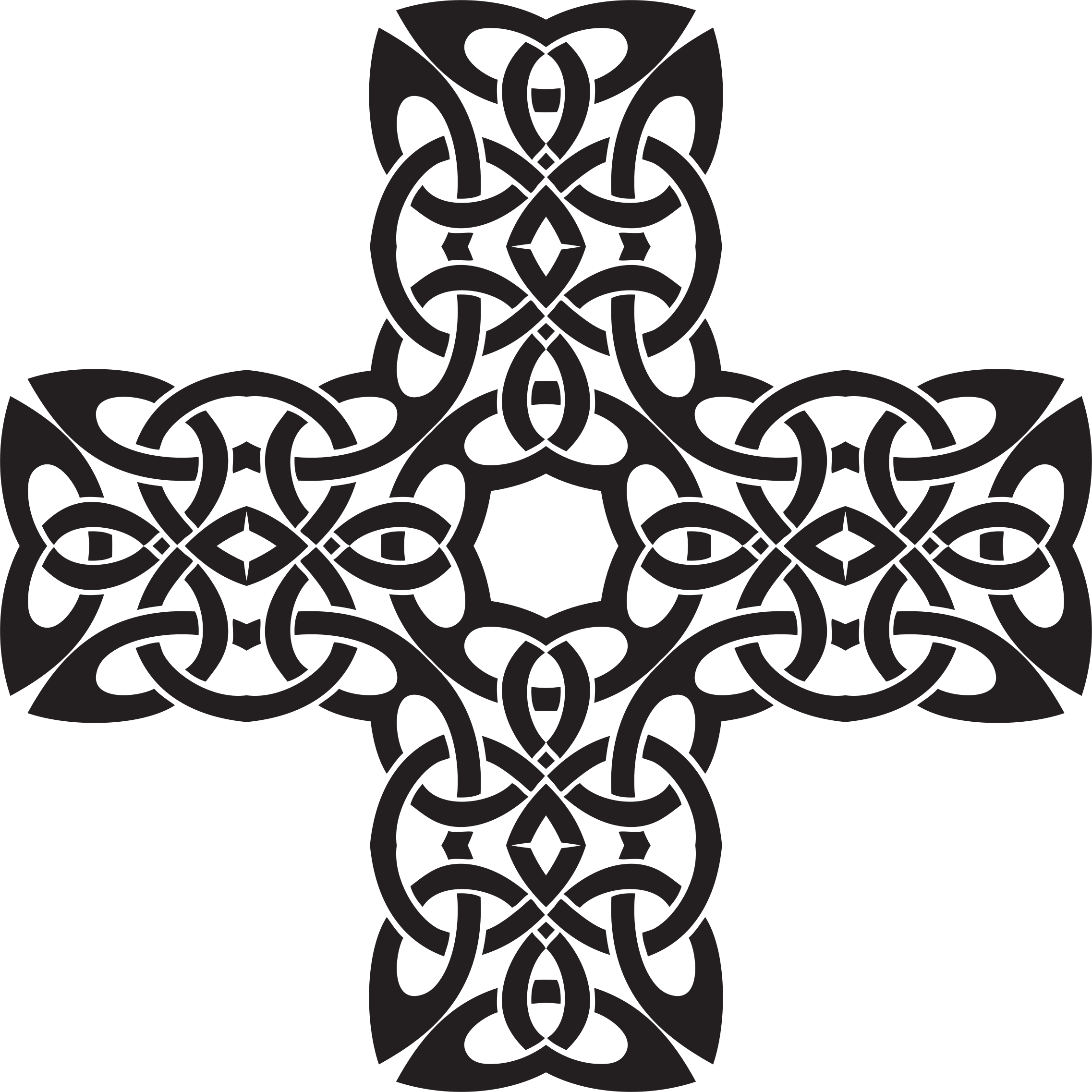Celtic Knot Cross - Celtic Knot, Transparent background PNG HD thumbnail