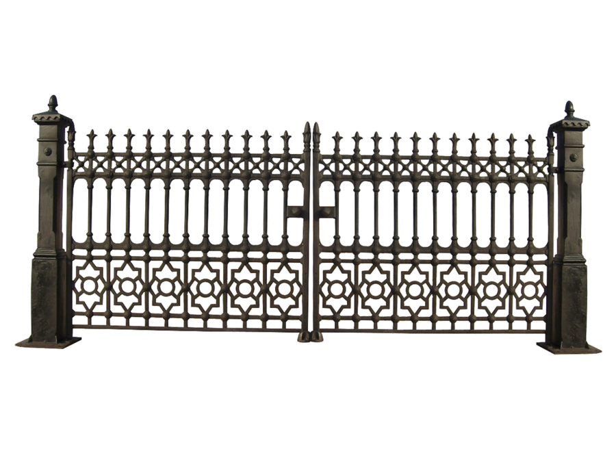 Gate Png File   Gate Png - Cemetery Gates, Transparent background PNG HD thumbnail