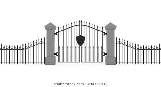 Cemetery Gates PNG Images u00