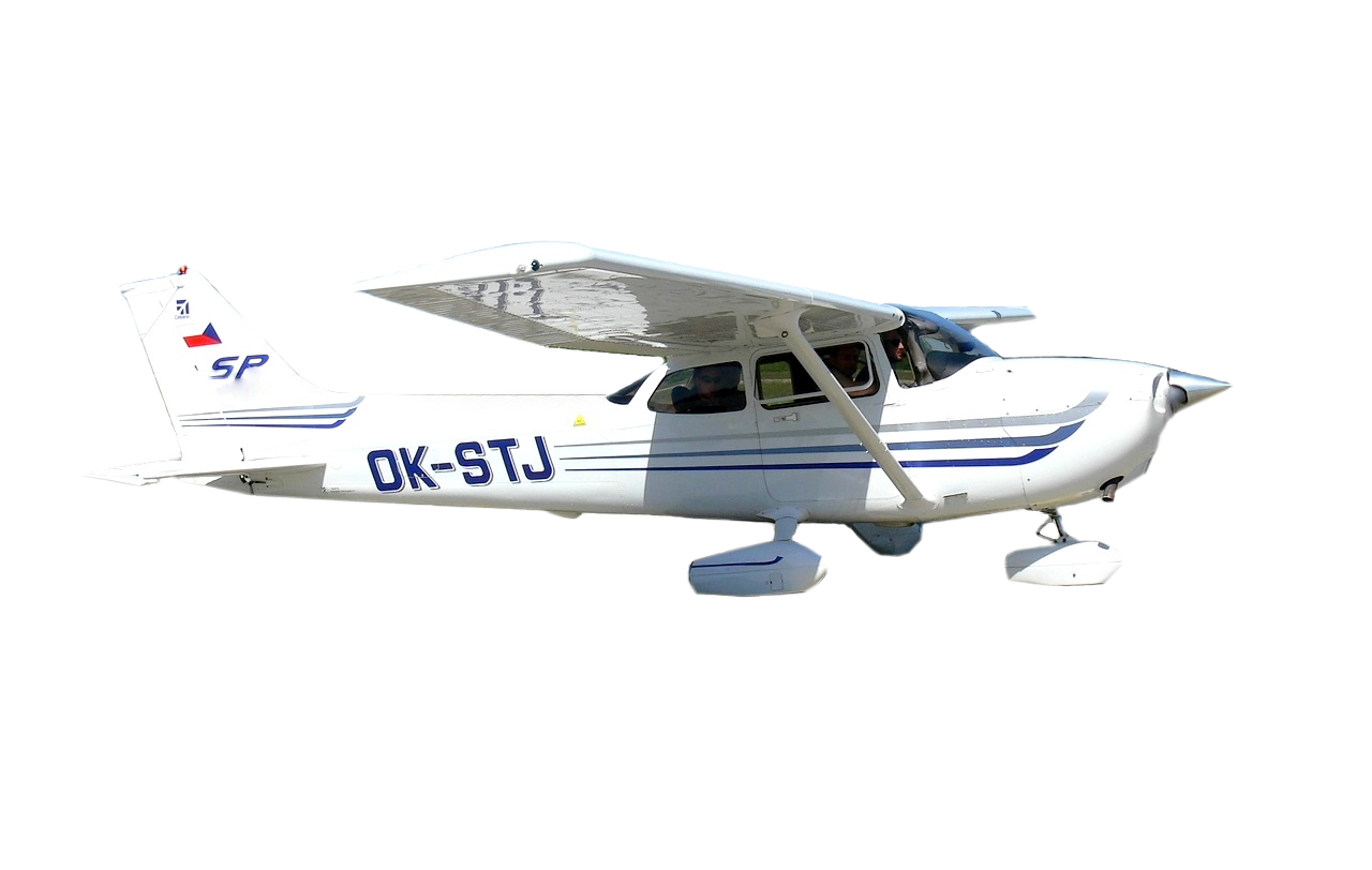 Cessna C172S Ok Stj, An American Plane, Is One Of The Most Favorite Of The Light Propeller Aircraft. - Cessna Plane, Transparent background PNG HD thumbnail