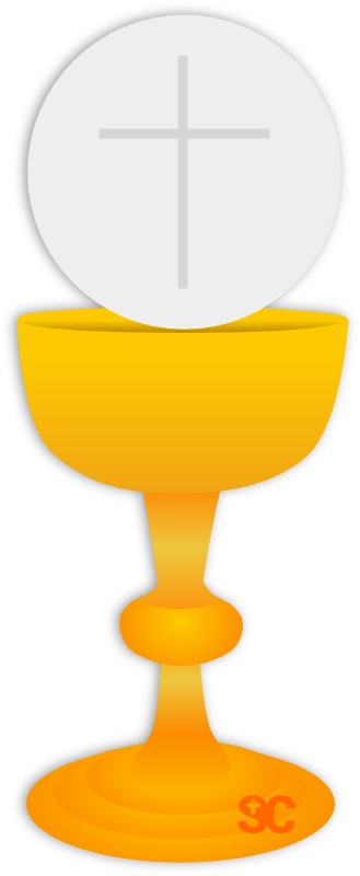 Eucharistic Host Clipart #1 - Chalice And Host, Transparent background PNG HD thumbnail