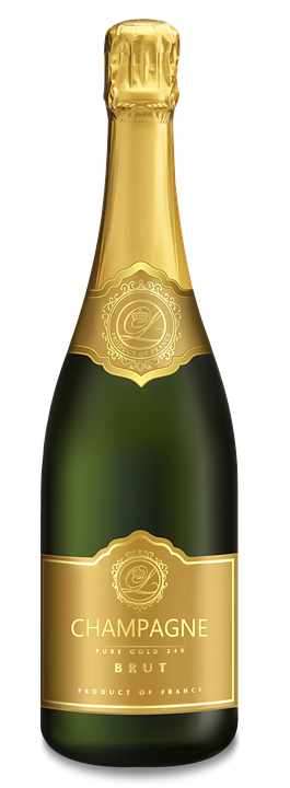Champagne, Bottle Of Champagne, Glass - Champagne, Transparent background PNG HD thumbnail