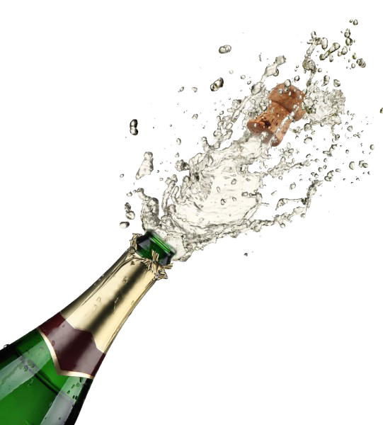 Champagne Popping Png Free Download - Champagne, Transparent background PNG HD thumbnail