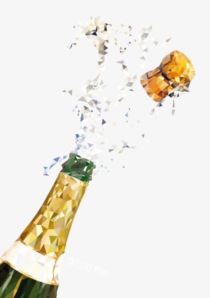 Vector Open Champagne, Hd, Vector, Celebrate Free Png And Vector - Champagne, Transparent background PNG HD thumbnail
