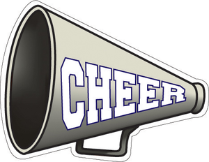 Cheer Megaphone And Poms Png - Cheer Megaphone Clipart Png, Transparent background PNG HD thumbnail