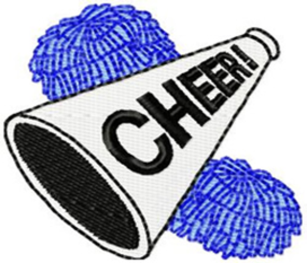 Free Printable Clip Art Cheer Megaphone Clipart - Cheer Megaphone And Poms, Transparent background PNG HD thumbnail