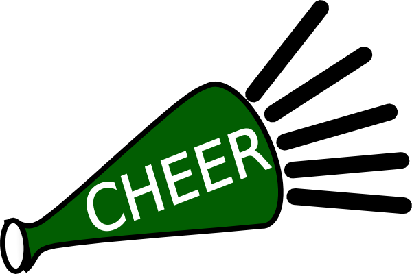 Green Cheer Megaphone Clipart Free Clipart Images - Cheer Megaphone And Poms, Transparent background PNG HD thumbnail