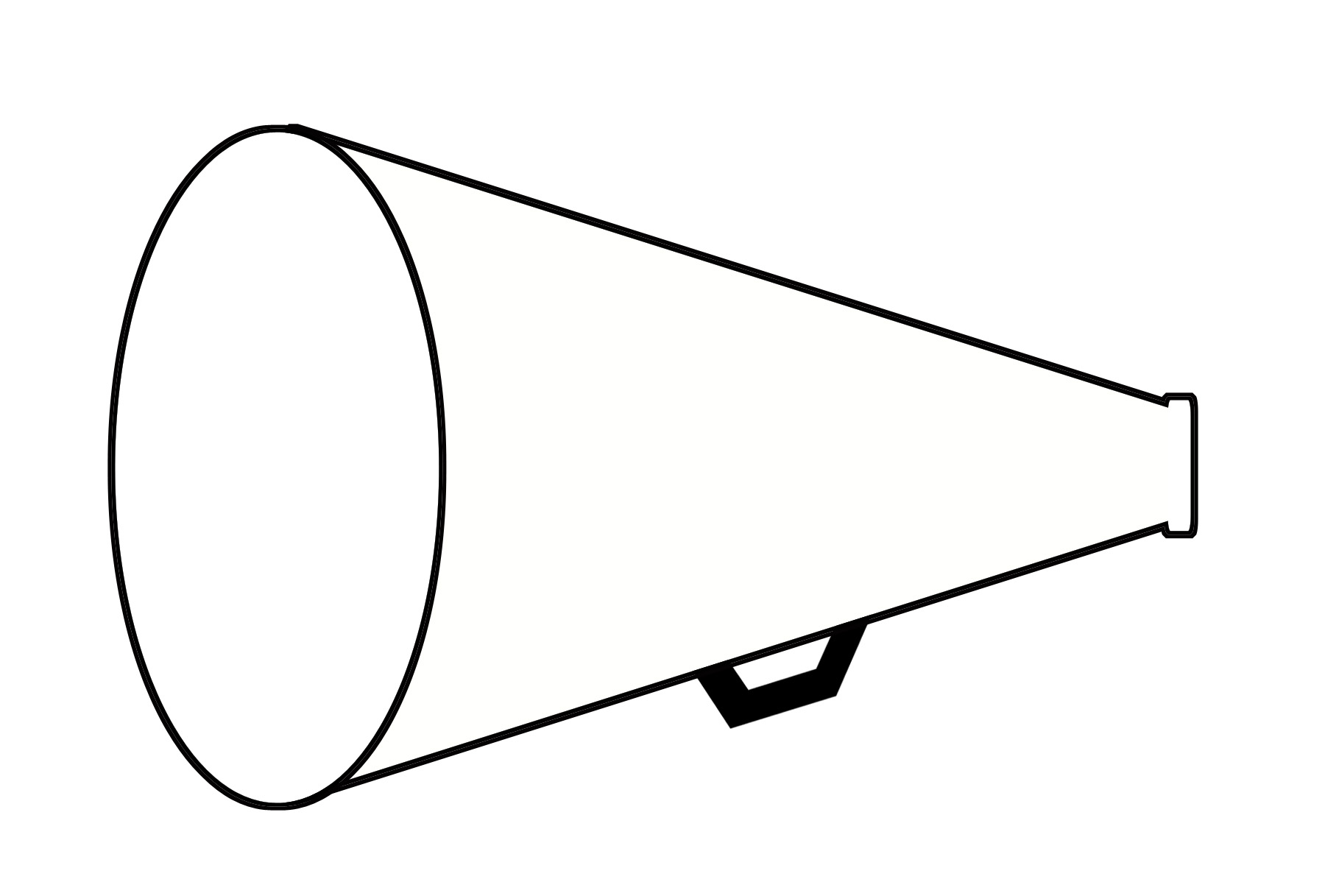 Image Of Cheerleader Megaphone Clipart 4 Cheer Megaphone Clip - Cheer Megaphone And Poms, Transparent background PNG HD thumbnail