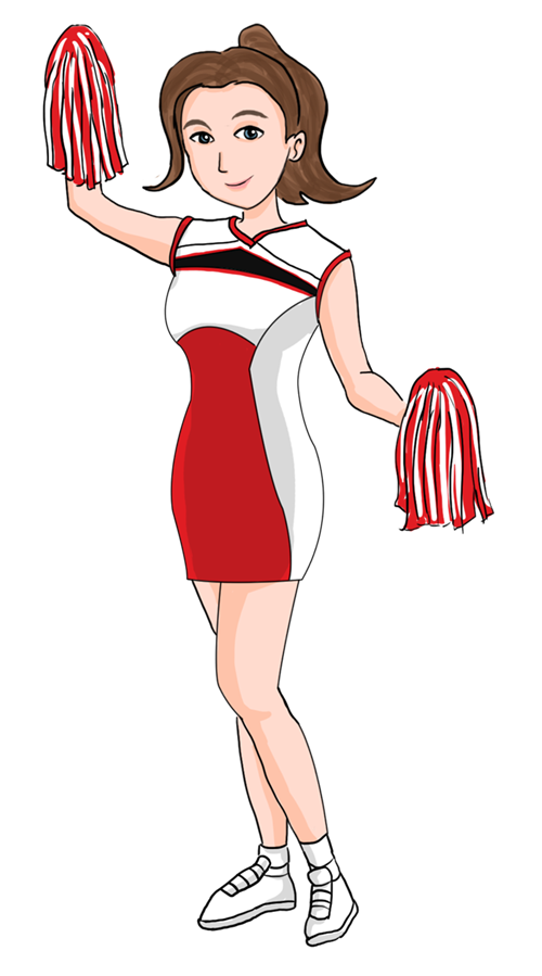 Cheerleader Png Transparent Image - Cheerleader, Transparent background PNG HD thumbnail