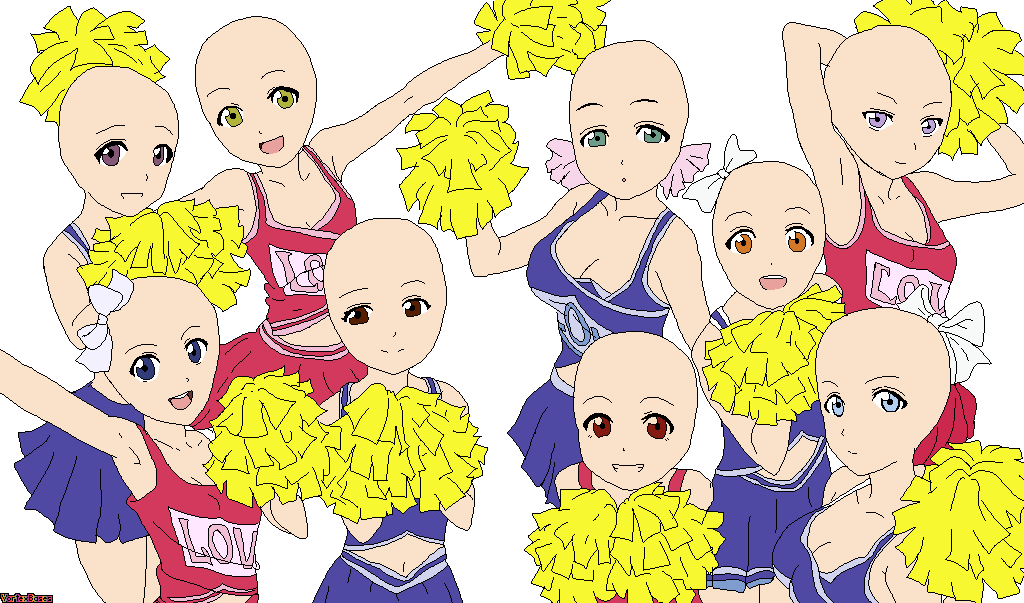 Cheerleader Base By Vortexbases Hdpng.com  - Cheerleading Base, Transparent background PNG HD thumbnail