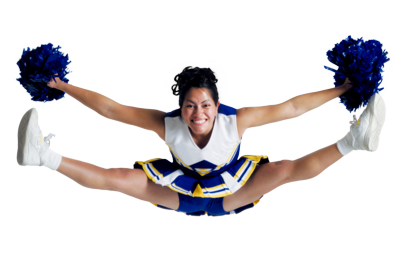 Cheerleader Png Clipart - Cheerleading Jumps, Transparent background PNG HD thumbnail