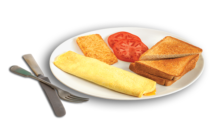 3 Egg Omelette - Cheese Omelette, Transparent background PNG HD thumbnail