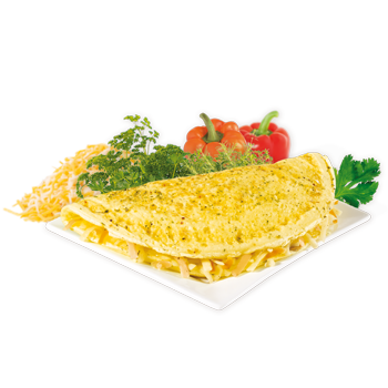Fine Herbs And Cheese Mix - Cheese Omelette, Transparent background PNG HD thumbnail