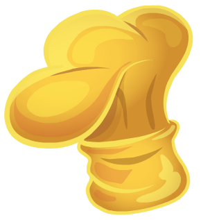 Yellow Chef Hat.png - Chef Hat, Transparent background PNG HD thumbnail
