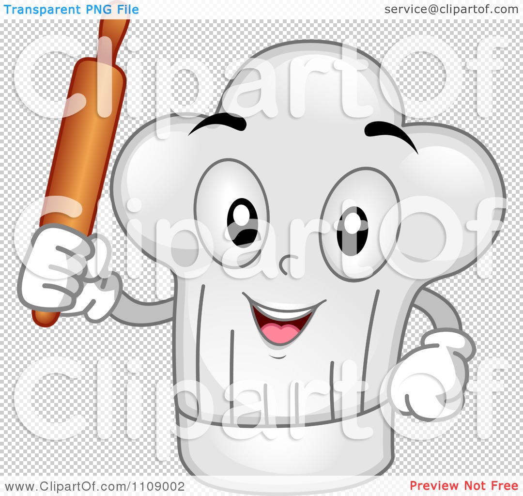 Png File Has A Transparent Background. - Chef Hat Rolling Pin, Transparent background PNG HD thumbnail
