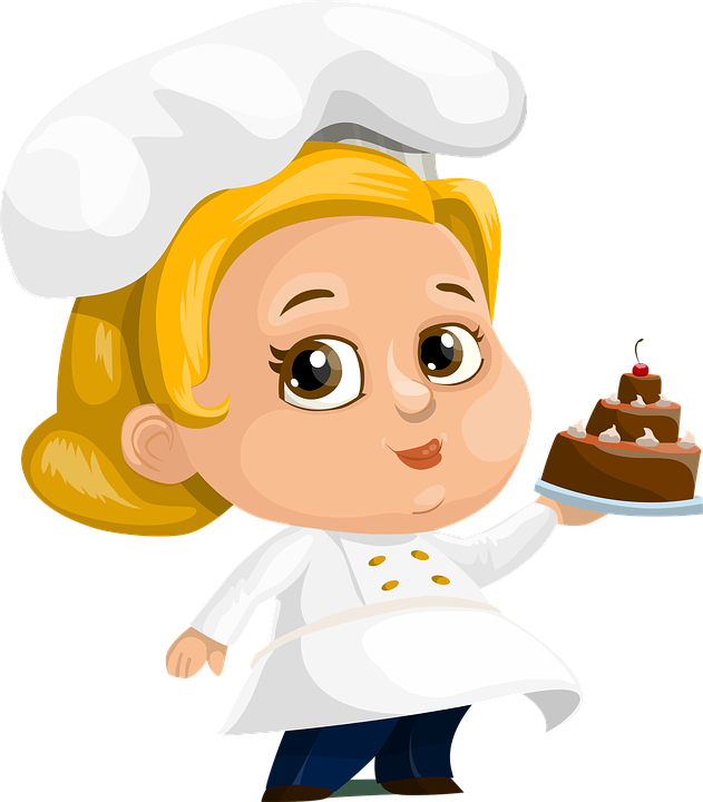 Cocinero, Pastel, Mujer, Dama, Mujeres, Gordito - Chef Mujer, Transparent background PNG HD thumbnail
