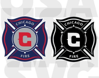 Chicago Fire Svg, Chicago Fire Png, Chicago Fire Dxf Logo Emblem Badge Mls Major - Chicago Fire, Transparent background PNG HD thumbnail