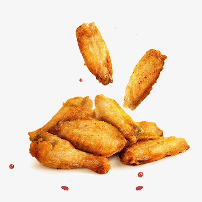 Golden Fried Chicken Wings, Food, Chicken, Fried Food Png Image - Chicken Leg, Transparent background PNG HD thumbnail