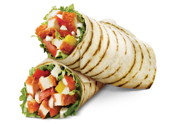 Photo Of The Buffalo Chicken Wrap - Chicken Wrap, Transparent background PNG HD thumbnail