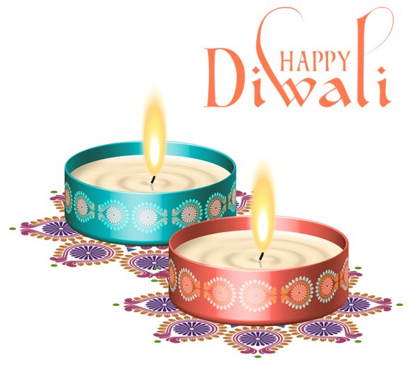 Happy Diwali Nice Candles Png Clipart Image - Children Celebrating Diwali, Transparent background PNG HD thumbnail