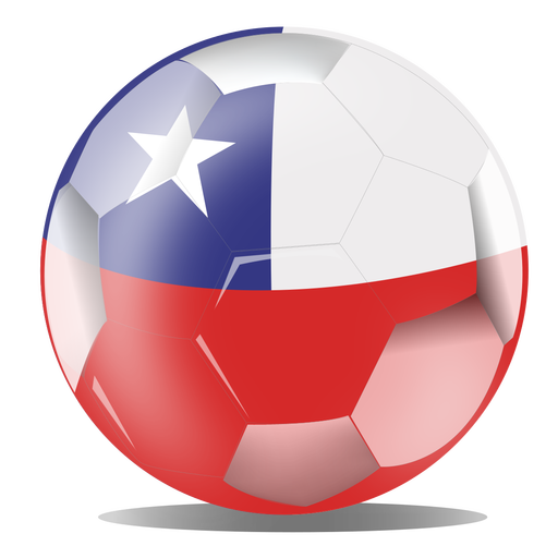 Chile Flag Football Png - Chile, Transparent background PNG HD thumbnail
