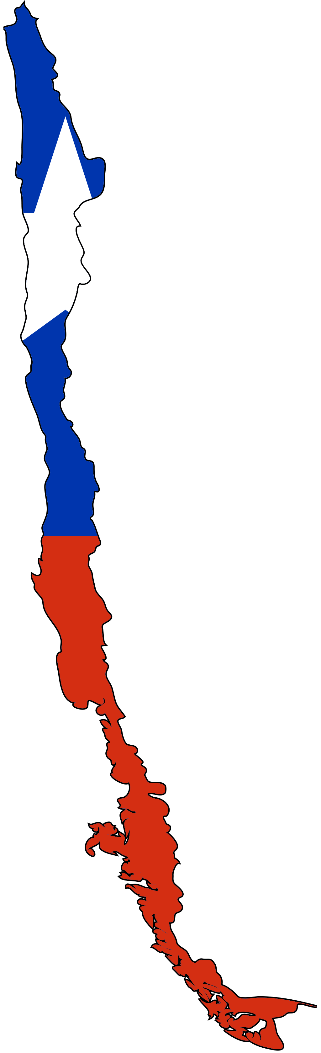 Click On The Chile Flag Map Hdpng.com  - Chile, Transparent background PNG HD thumbnail