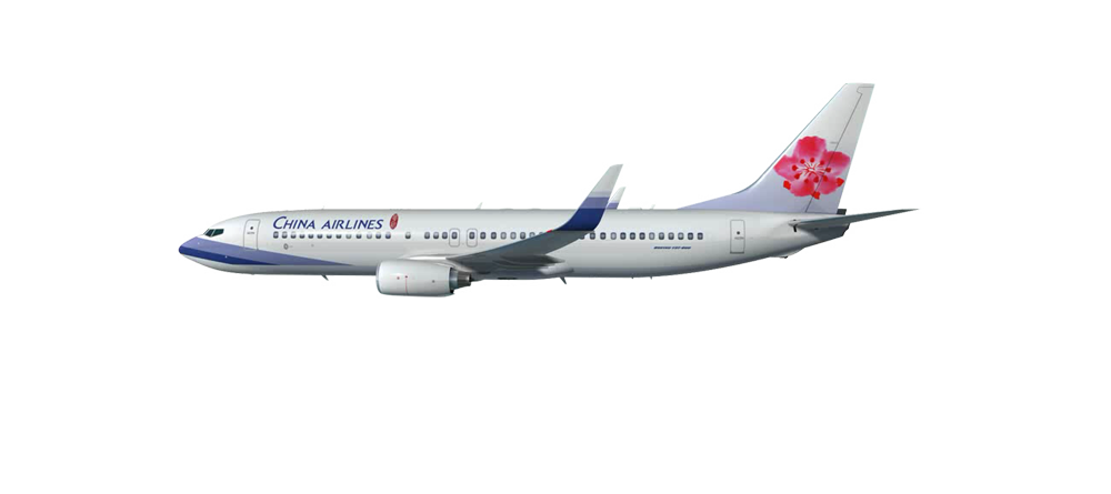 Next Generation 737 - China Airlines, Transparent background PNG HD thumbnail