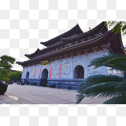 Chengdu Buddha Temple Landscape, Temple, Hd Pictures, Big Buddhist Temple Png Image - Chinese Temple, Transparent background PNG HD thumbnail