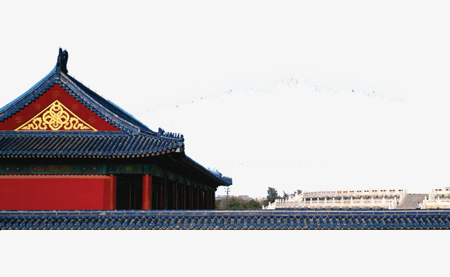 Hd Chinese Building Roof, Hd, Chinese Style, Building Free Png Image - Chinese Temple, Transparent background PNG HD thumbnail