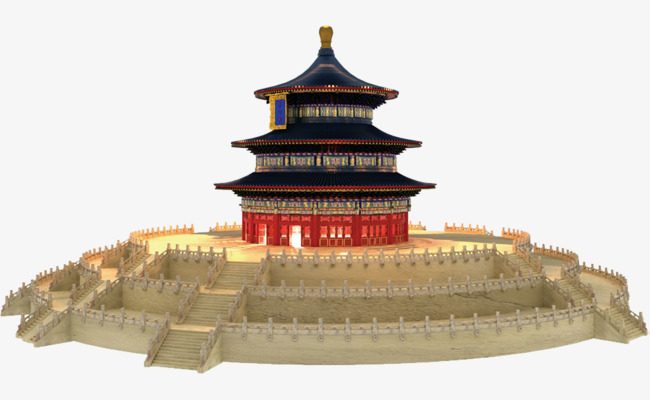 Temple Of Heaven Chinese Temple Hd, Temple Of Heaven, Chinese Style, Temple Free Png Image - Chinese Temple, Transparent background PNG HD thumbnail