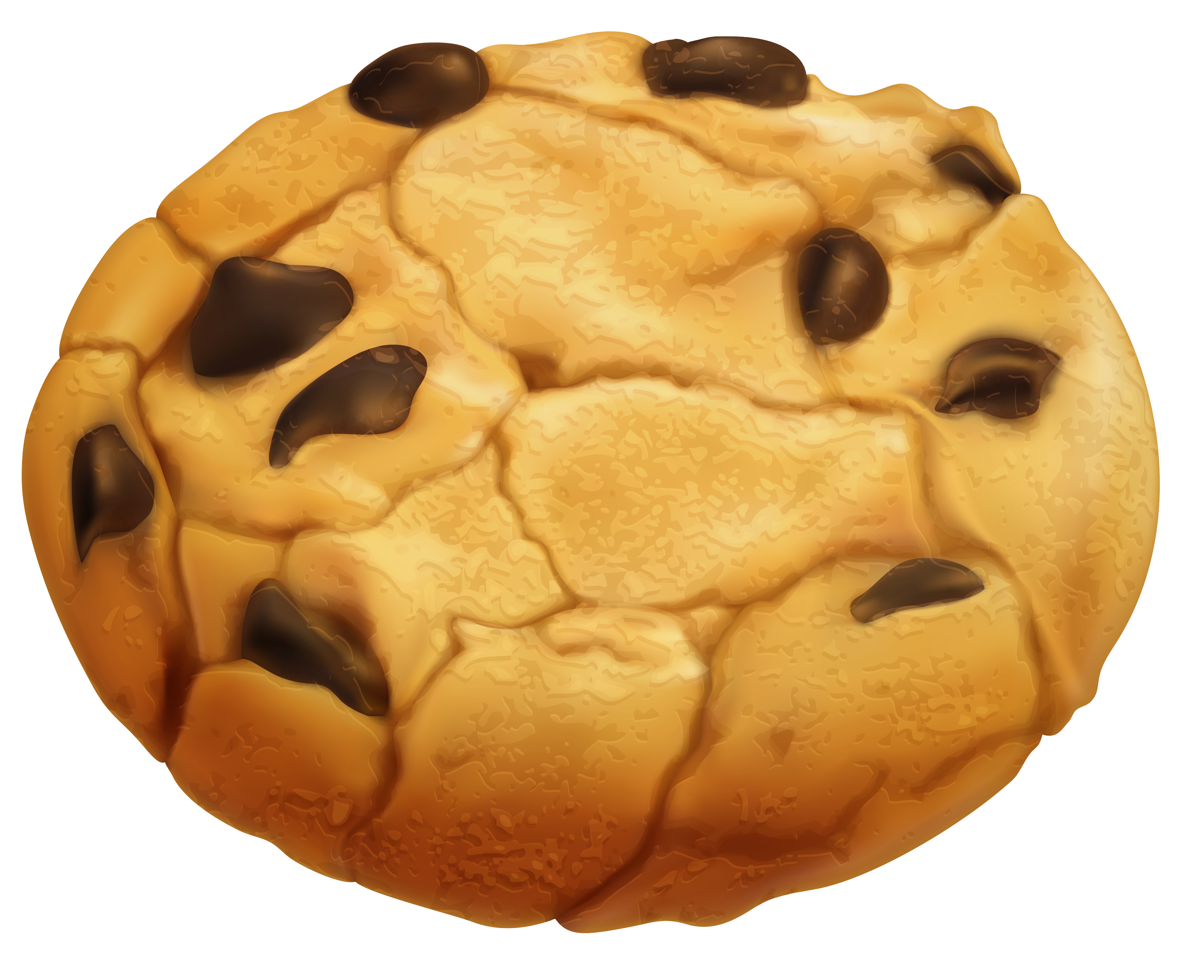 Biscuit Clipart Chocolate Chip Cookie #6 - Chocolate Chip Cookies, Transparent background PNG HD thumbnail