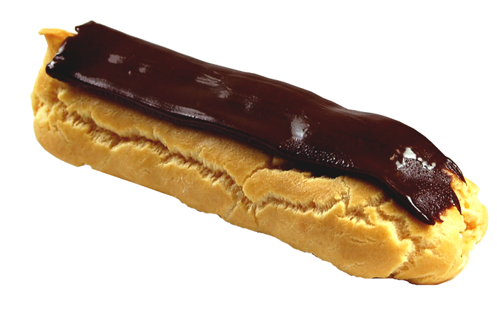 Jumbo Eclair - Chocolate Eclair, Transparent background PNG HD thumbnail