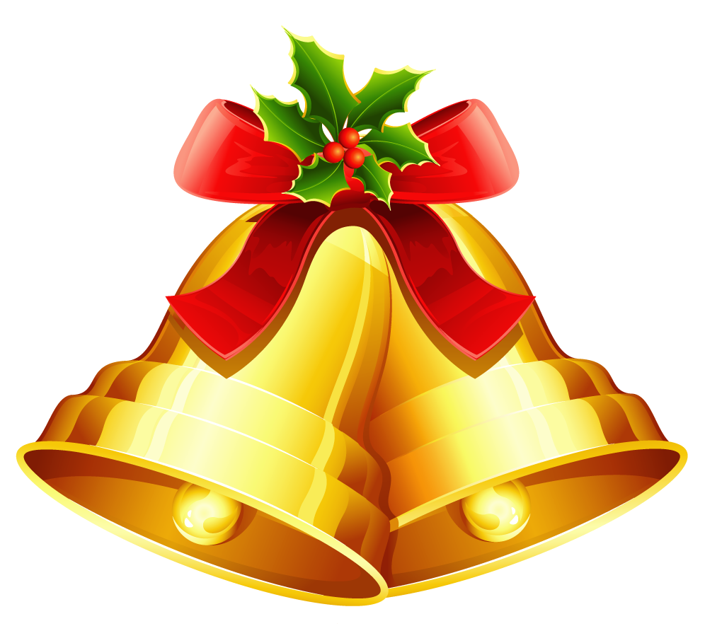 Christmas Bell Png - Free Christmas Bell Clipart Public Domain Clip Art   Clipartix, Transparent background PNG HD thumbnail