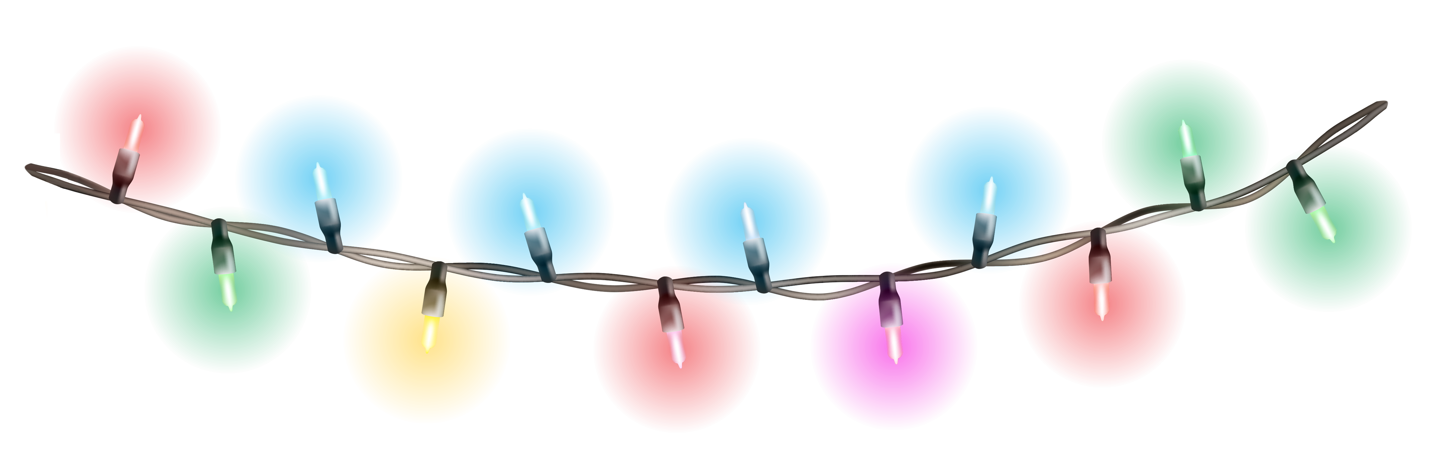 Christmas Decoration Lights Png Picture - Christmas Lights, Transparent background PNG HD thumbnail