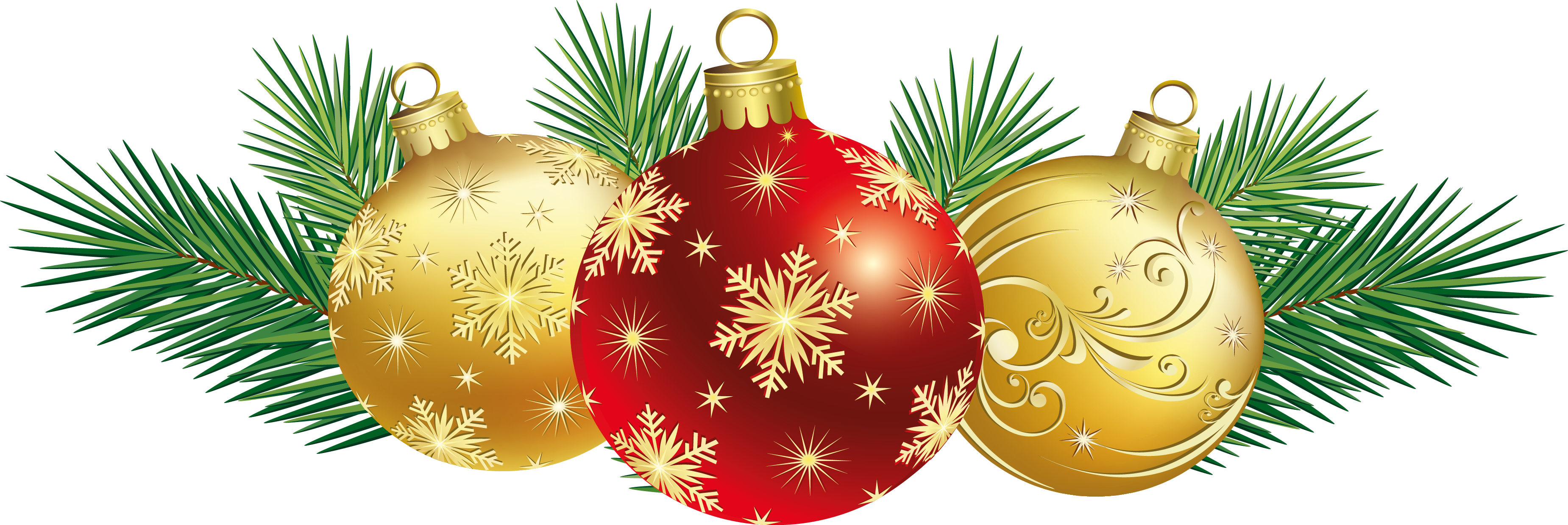 Christmas Balls Decoration Png Clipart - Christmas Ornament, Transparent background PNG HD thumbnail