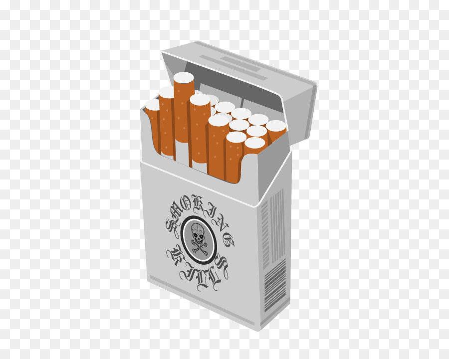 Paper Cigarette Pack Box Packaging And Labeling   Vector Cigarettes - Cigarette Pack, Transparent background PNG HD thumbnail