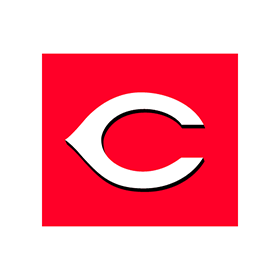 Cincinnati Reds logo black an
