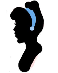 This Is My First Collection Of Portraits. They Are Elegant Silhouettes Of The Main Disney - Cinderella Silhouette, Transparent background PNG HD thumbnail