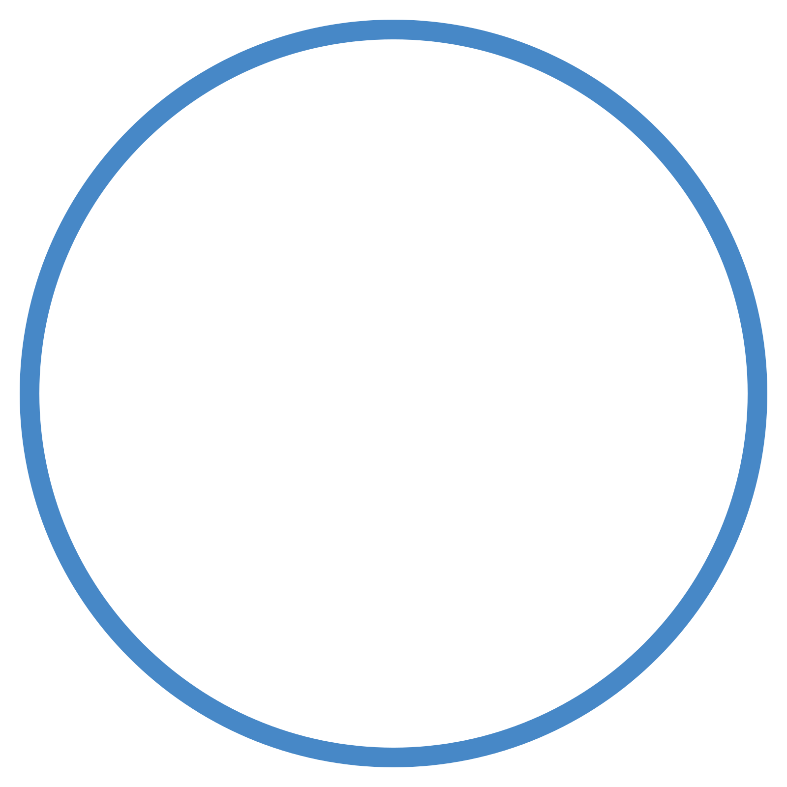 White circle icon