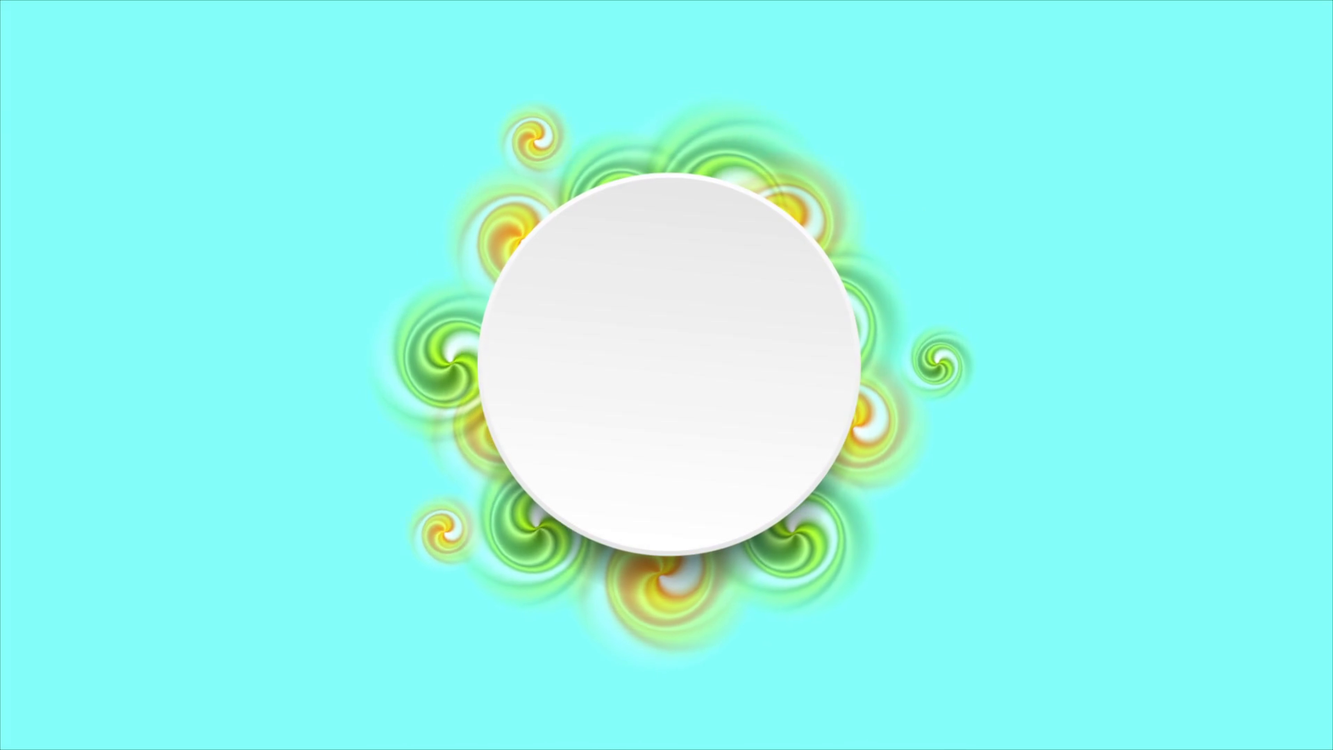 Colorful Swirl Shapes On Cyan Background Motion Design. Video Animation Ultra Hd 4K 3840X2160 Motion Background   Videoblocks - Circle Shape, Transparent background PNG HD thumbnail