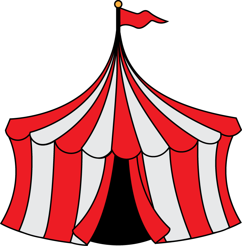 Carnival Tent Clipart   Free Clip Art Images - Circus, Transparent background PNG HD thumbnail