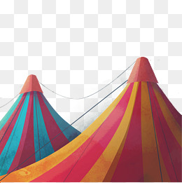 Color Circus Tent Vector Material, Roof, Circus, Tent Png And Vector - Circus, Transparent background PNG HD thumbnail