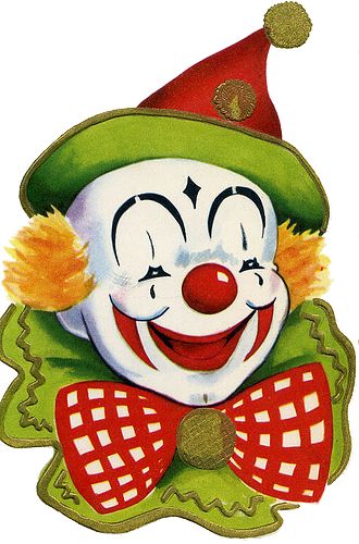 Christmas Ornament *clown * - Circus Joker Face, Transparent background PNG HD thumbnail